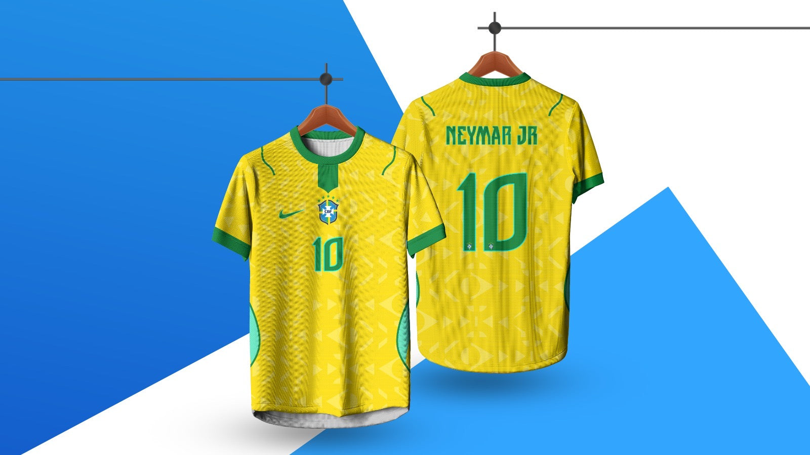 Brazil "Samba Gold" Player Edition Jersey – Neymar Jr #10
