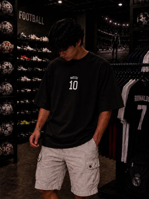MESSI SHADOW OVERSIZED T-SHIRT – 200 GSM