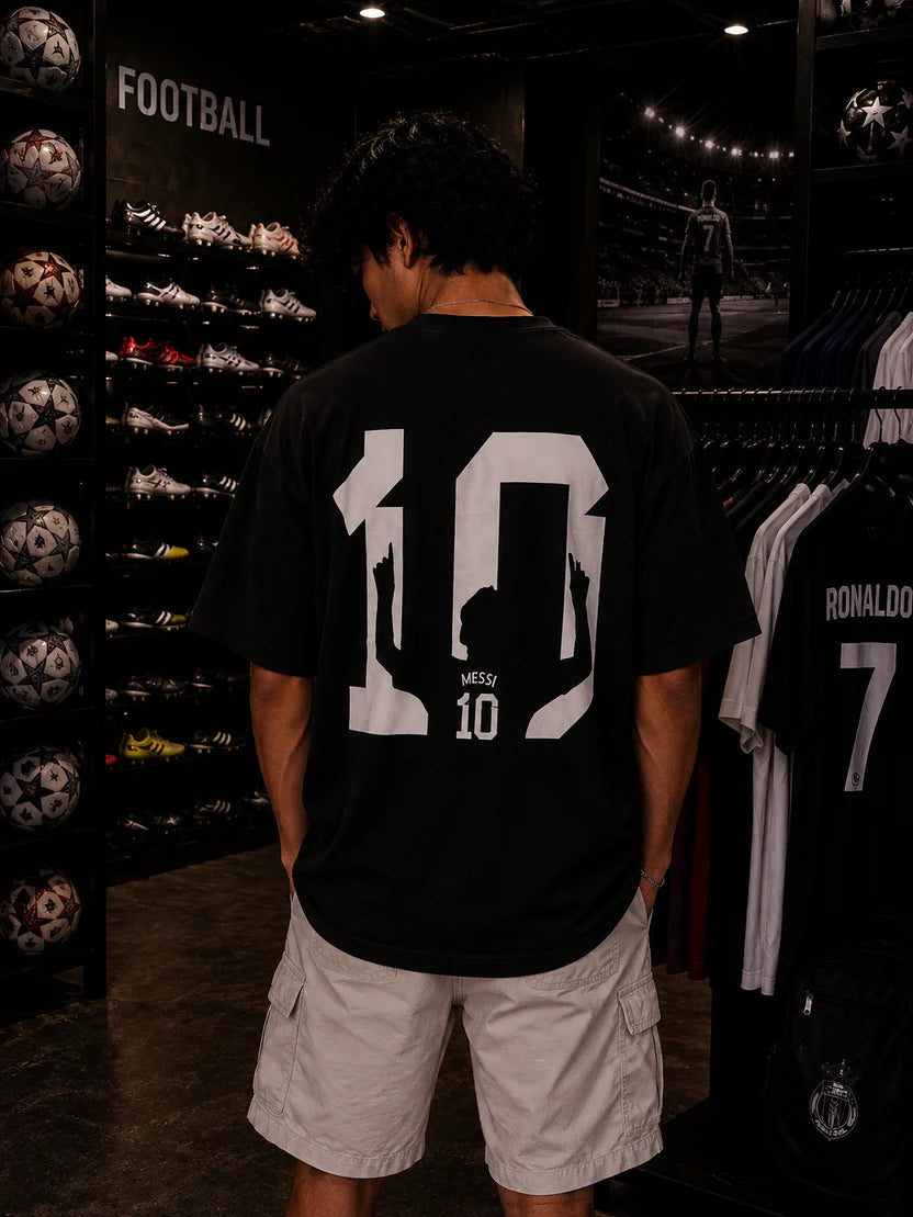 MESSI SHADOW OVERSIZED T-SHIRT – 200 GSM